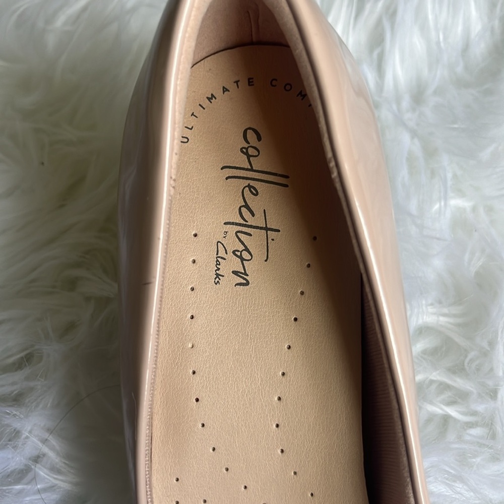 NWOT Clarks Nude Heels - Picture 6 of 7